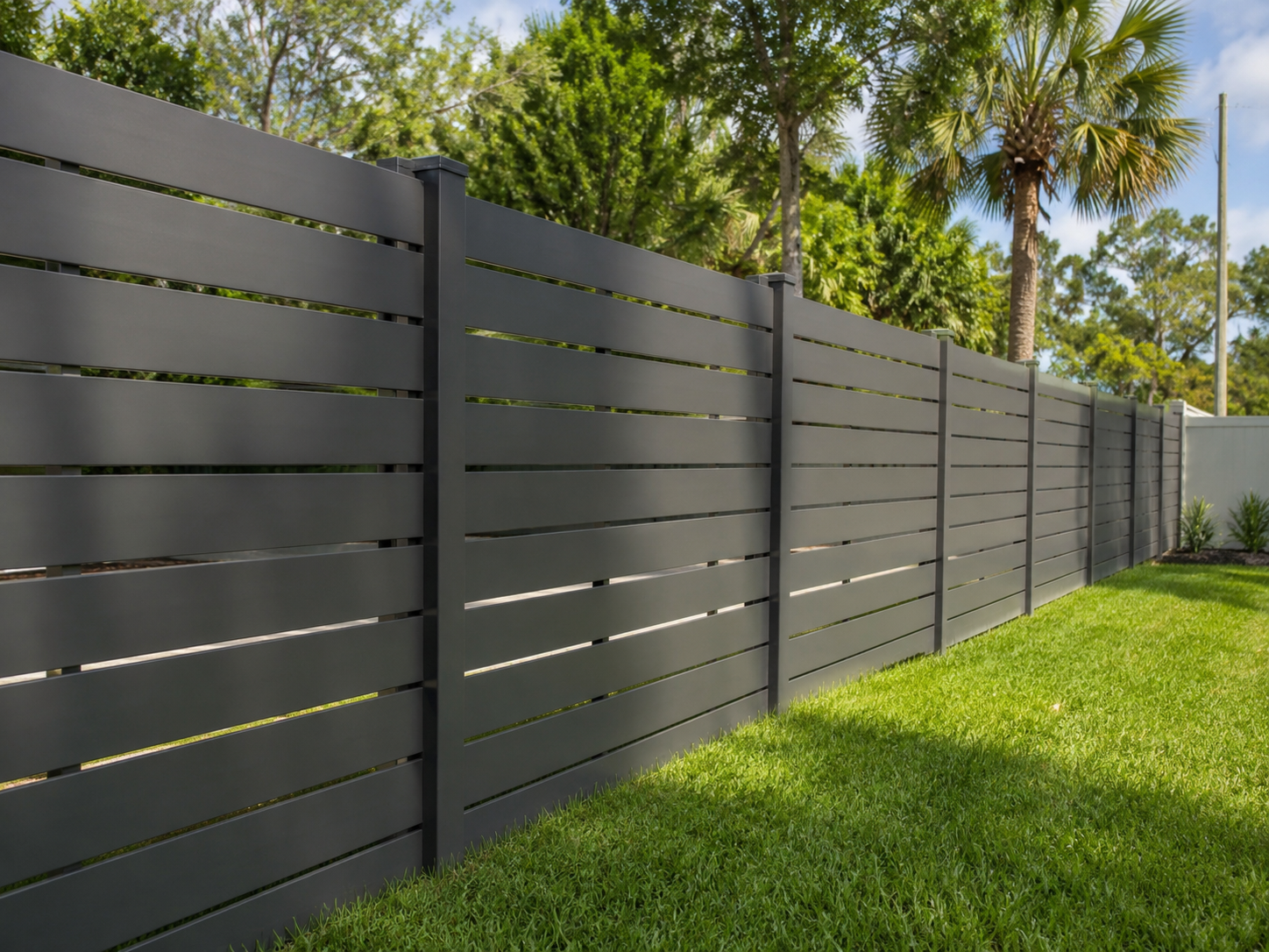 Pensacola Gulf Coast privacy fence installation built for local weather conditions